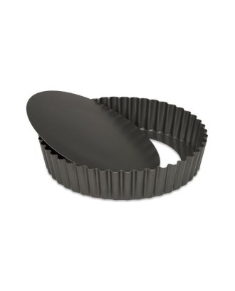 Forma adanca pentru tarta, baza detasabila, otel, 20 cm, Profi - PATISSE